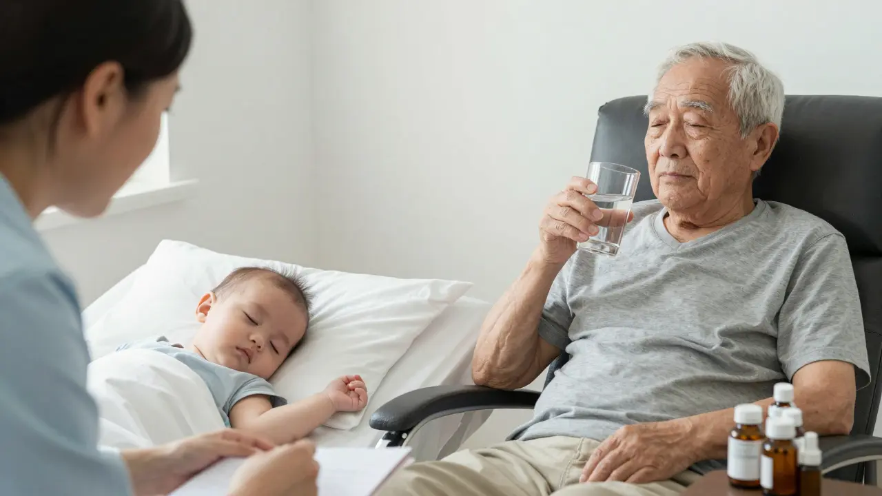 Dítě a senior jako rizikové skupiny vyžadující zvýšenou pozornost